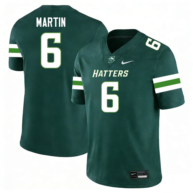 Stetson Hatters #6 Andrew Martin College Football Jerseys,Uniforms-Green